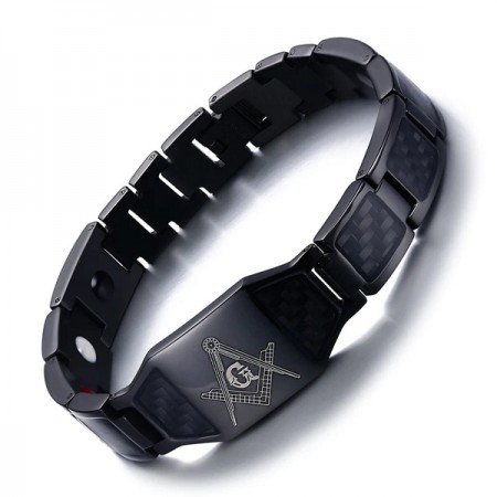 Magnet Ceramic Bracelet full black