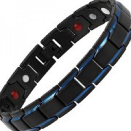 Magic stone bracelate Black with Blue Tone