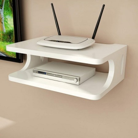 wooden wi-fi box[ white colour]