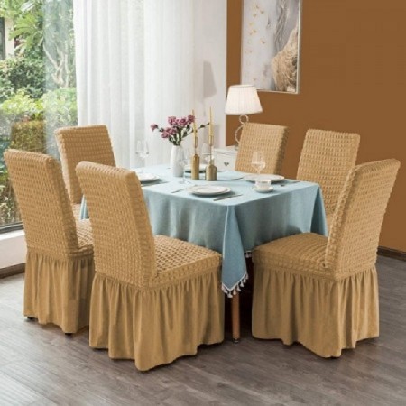 Chair cover 6 pis Golden