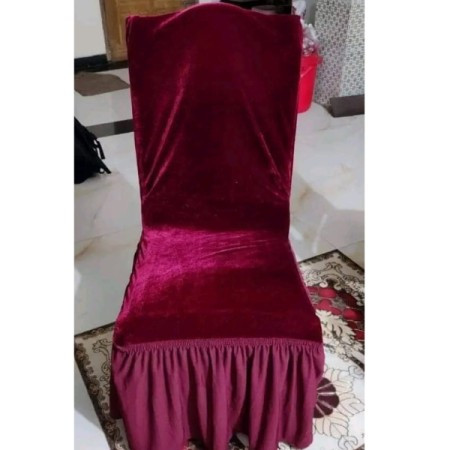 Chair cover Velvet Merun 1 ps