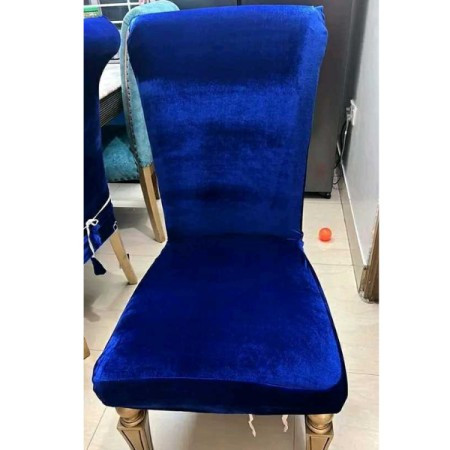 Chair cover Velvet Blue 1 ps