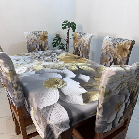 3D printed chair cover and dining table cover-204