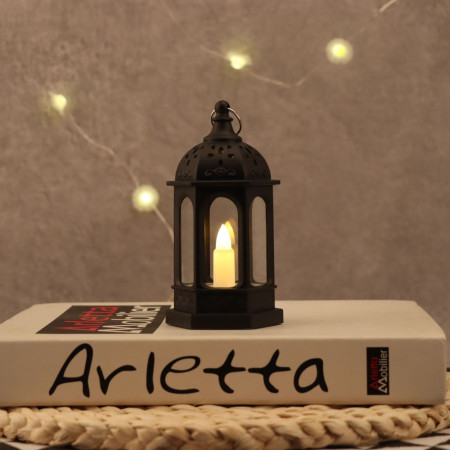 Festival lantern hanging lamp ( Black )